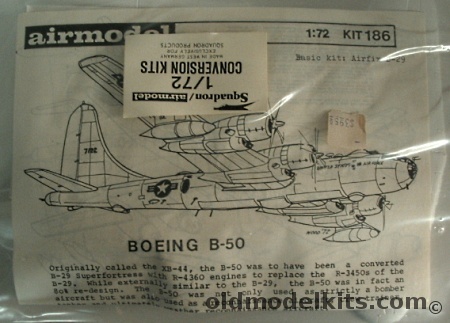 Airmodel 1/72 Boeing B-50 Conversion - Bagged, 186 plastic model kit